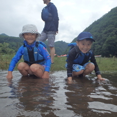 8月11日　みなかみカヌーツアー　ちひろのイメージ