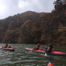 11月11日　みなかみカヌーツアー　きのぴ・ちひろのイメージ