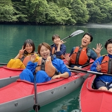 7月24日　四万湖カヌーツアー　ちひろのイメージ