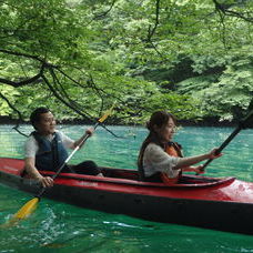 7月30日　四万湖カヌーツアー　けんたろうのイメージ