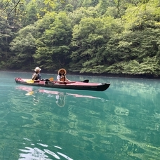 7月20日　四万湖カヌーツアー　ちひろのイメージ