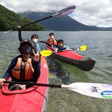 8月3日　中禅寺湖カヌーのイメージ