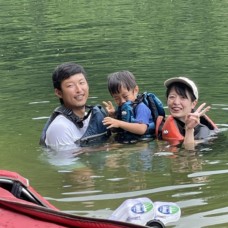 8月14日　奥利根湖カヌーのイメージ