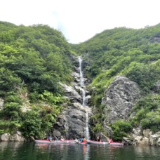 8月12日　奥利根湖カヌーのイメージ