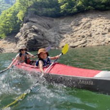 8月5日　奥利根湖カヌーのイメージ