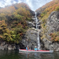 10月21日　奥利根湖カヌーツアーのイメージ